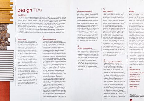 magazine spread from original Claddingsarticle