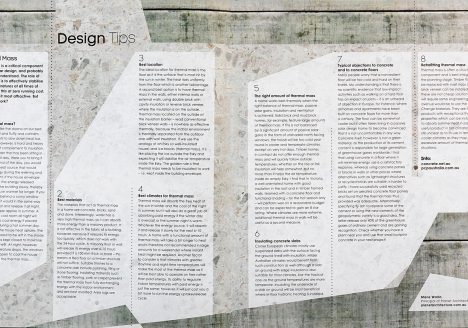 magazine spread from original Thermal Mass article